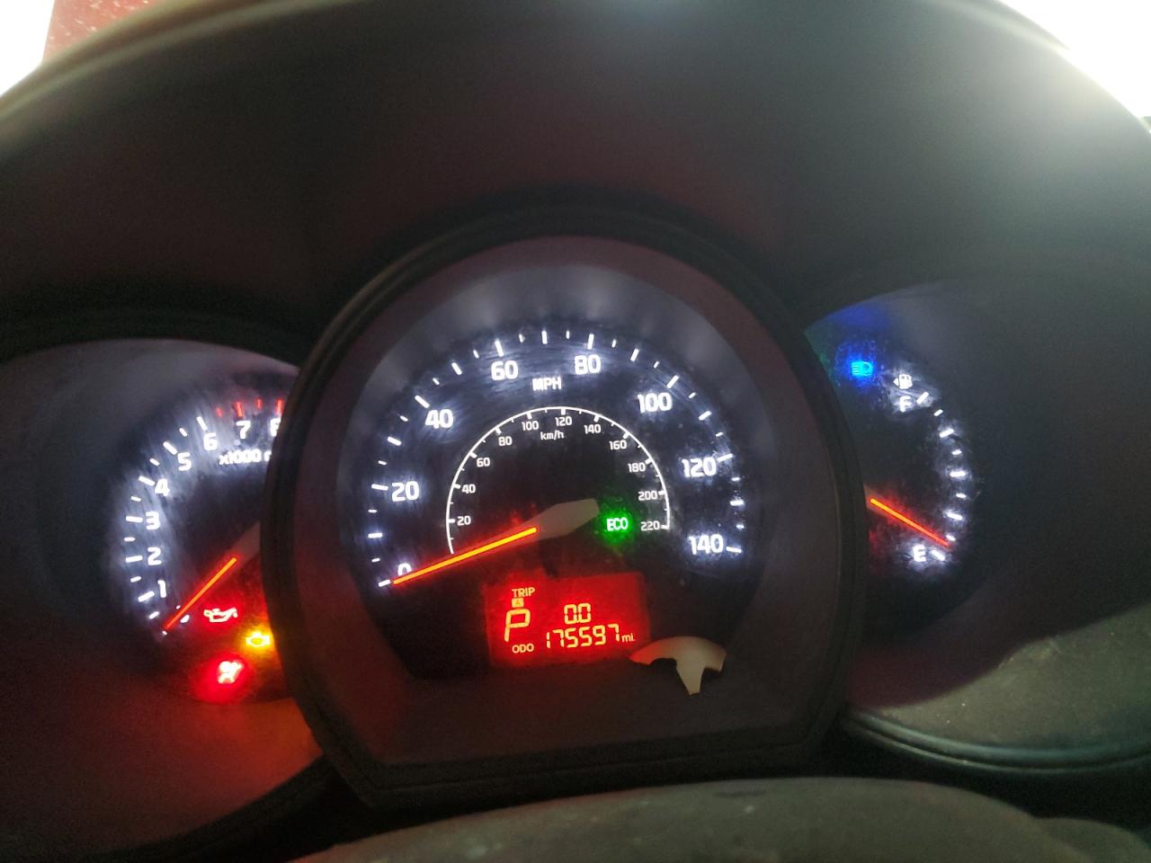 2013 KIA Rio VIN KNADM4A30D6132195 Copart auction photo, front end damage thumbnail 9