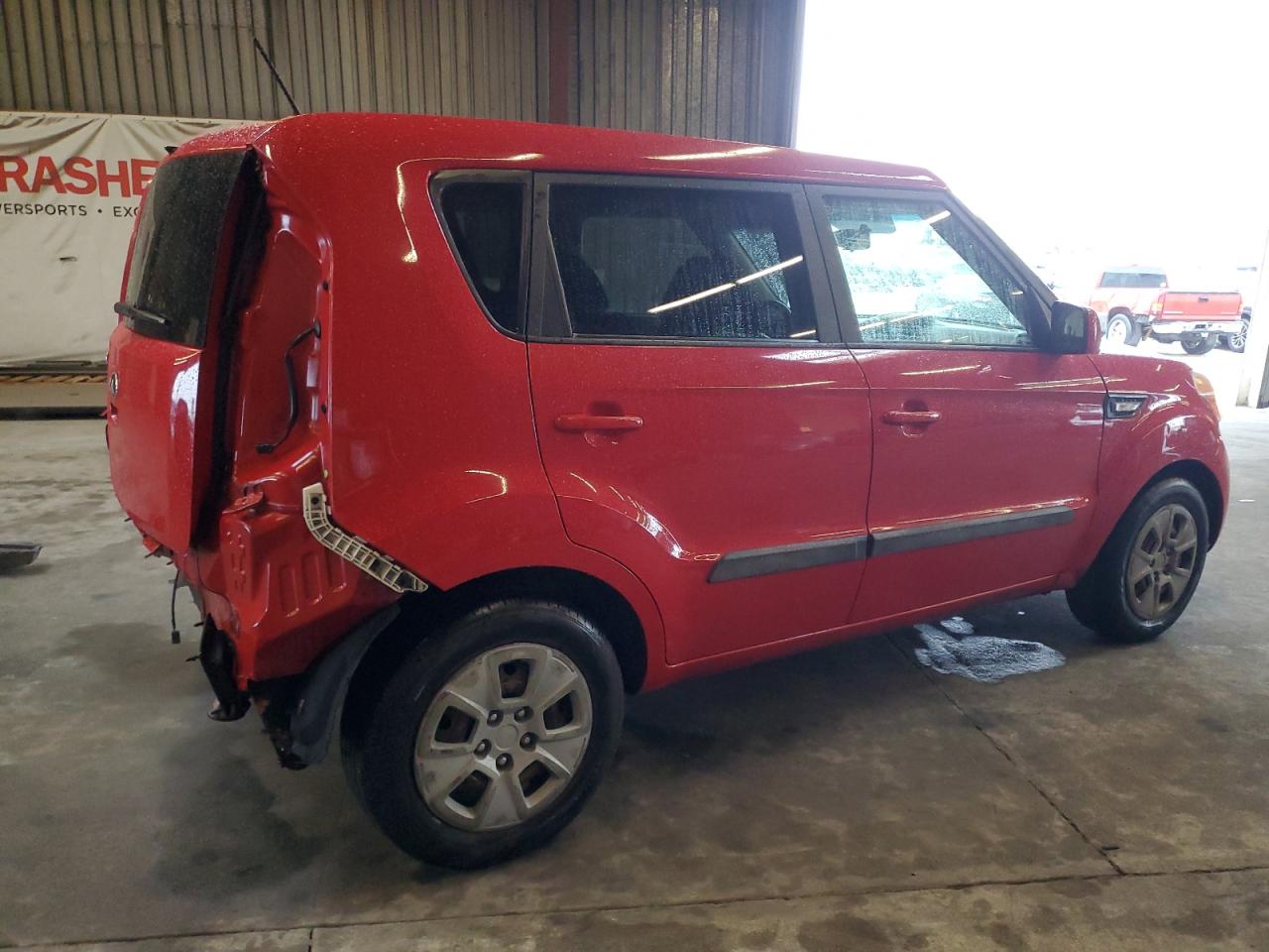 2013 KIA Soul VIN KNDJT2A56D7536921 Copart auction photo, rear end damage thumbnail 3