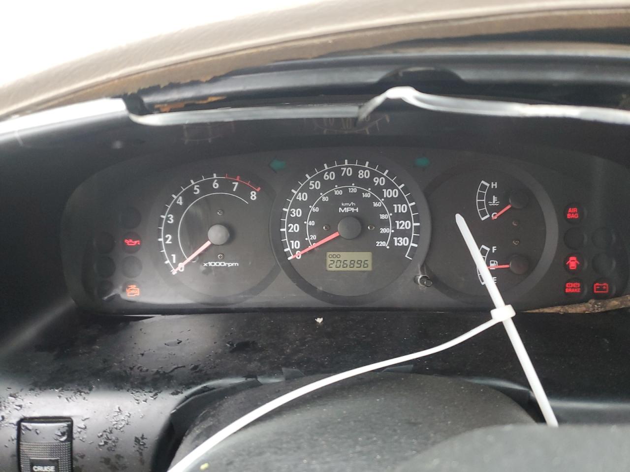 2003 KIA Spectra VIN KNAFB121635256972 Copart auction photo, all over damage thumbnail 9