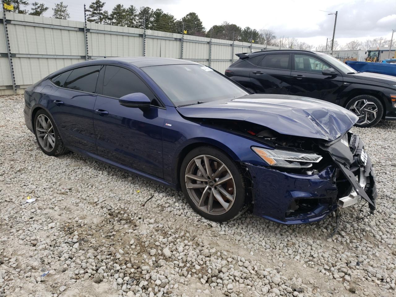 2021 Audi A7 VIN WAUU2AF2XMN033362 Copart auction photo, front end damage thumbnail 4