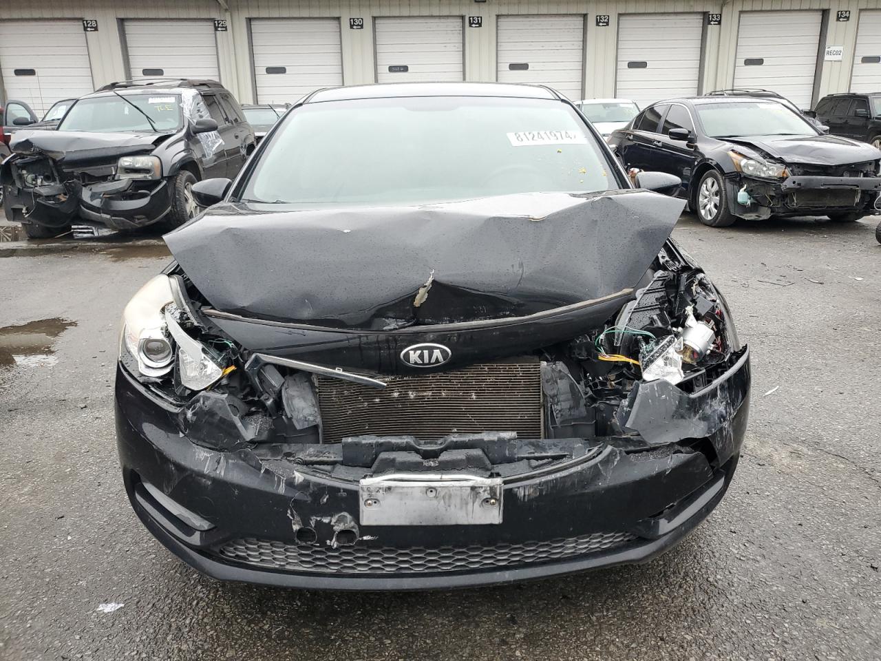 2015 KIA Forte VIN KNAFK4A62F5437182 Copart auction photo, front end / side damage thumbnail 5