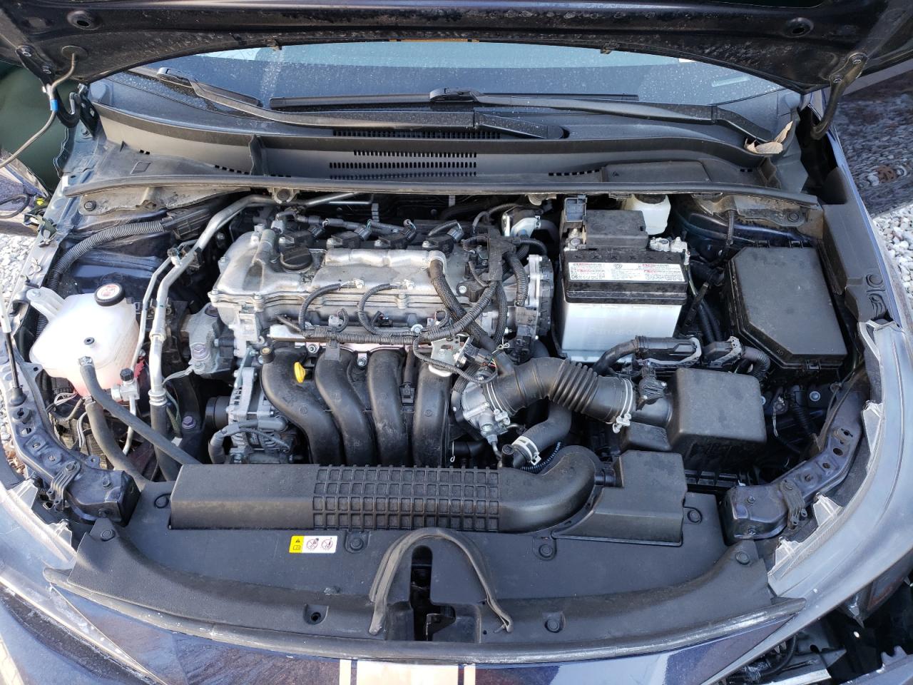 2022 Toyota Corolla VIN 5YFEPMAE3NP312586 Copart auction photo, front end / side damage thumbnail 11