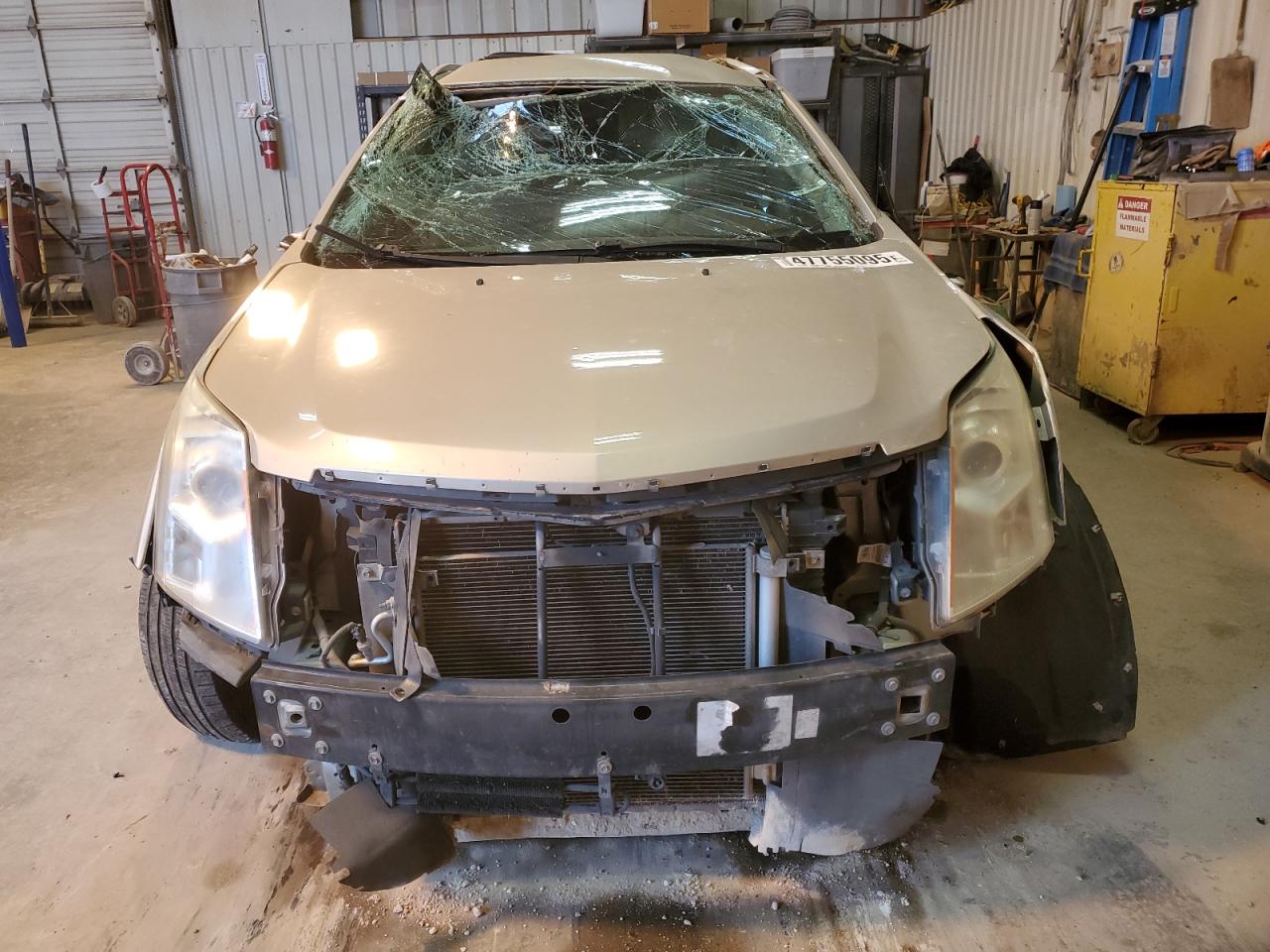 2011 Cadillac SRX VIN 3GYFNAEY5BS599452 Copart auction photo, rollover / hail damage thumbnail 5