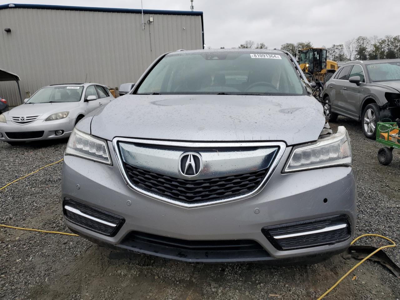 2016 Acura MDX VIN 5FRYD3H90GB005057 Copart auction photo, side / front end damage thumbnail 5