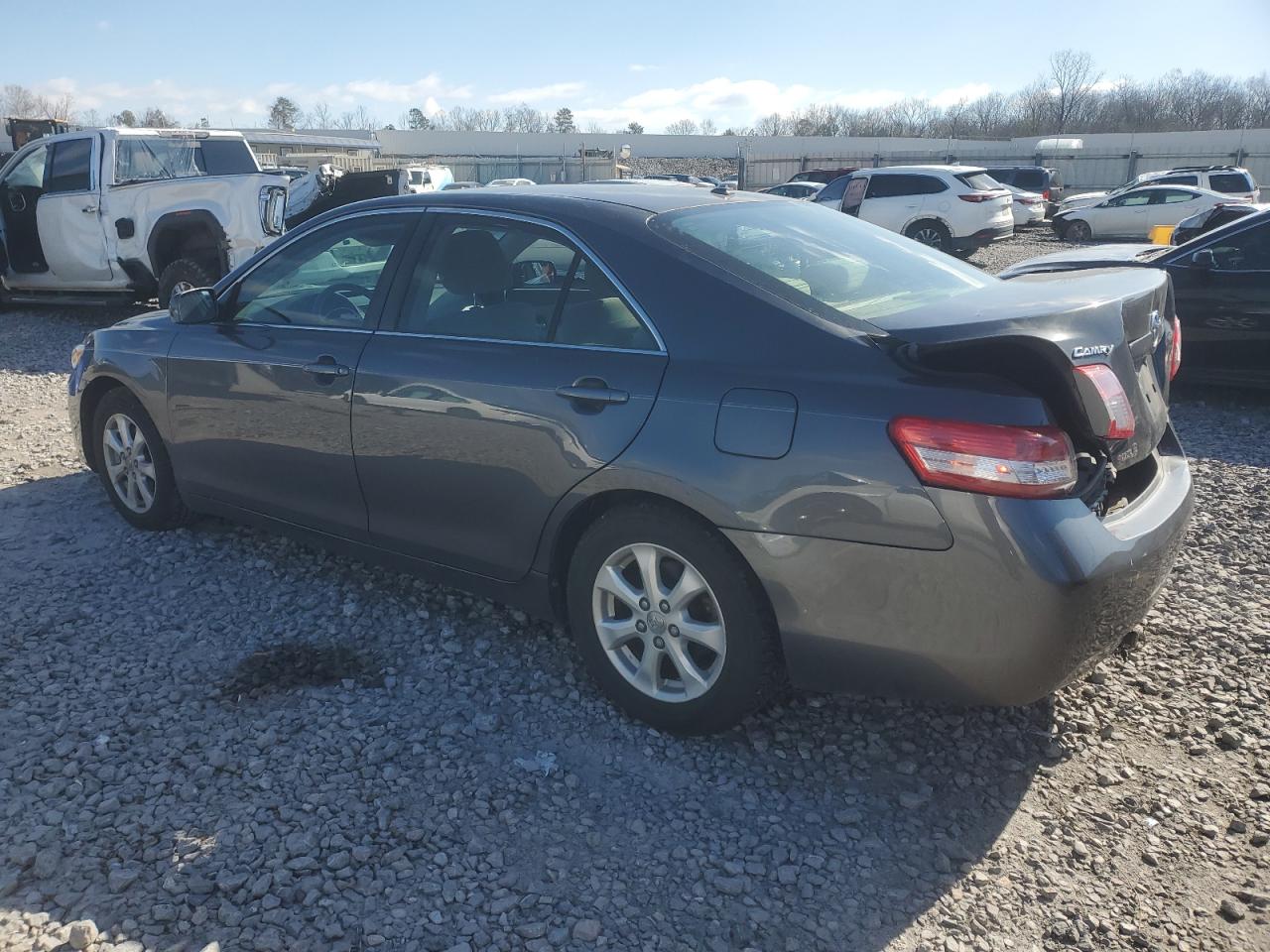 2011 Toyota Camry VIN 4T1BF3EK2BU663645 Copart auction photo, rear end damage thumbnail 2