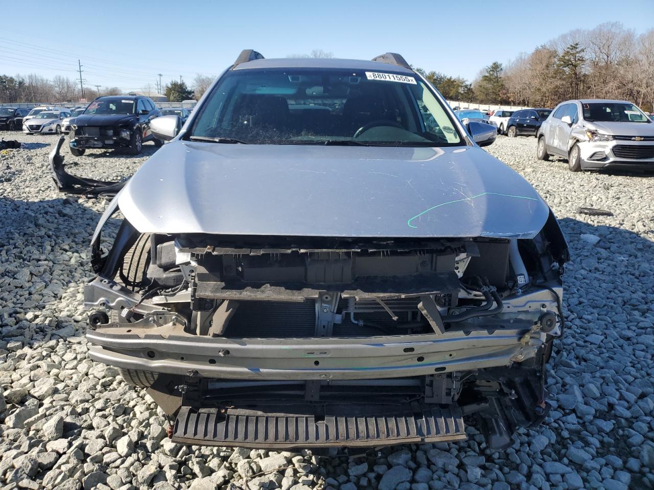 2018 Subaru Outback VIN 4S4BSANC2J3226662 Copart auction photo, front end / side damage thumbnail 5