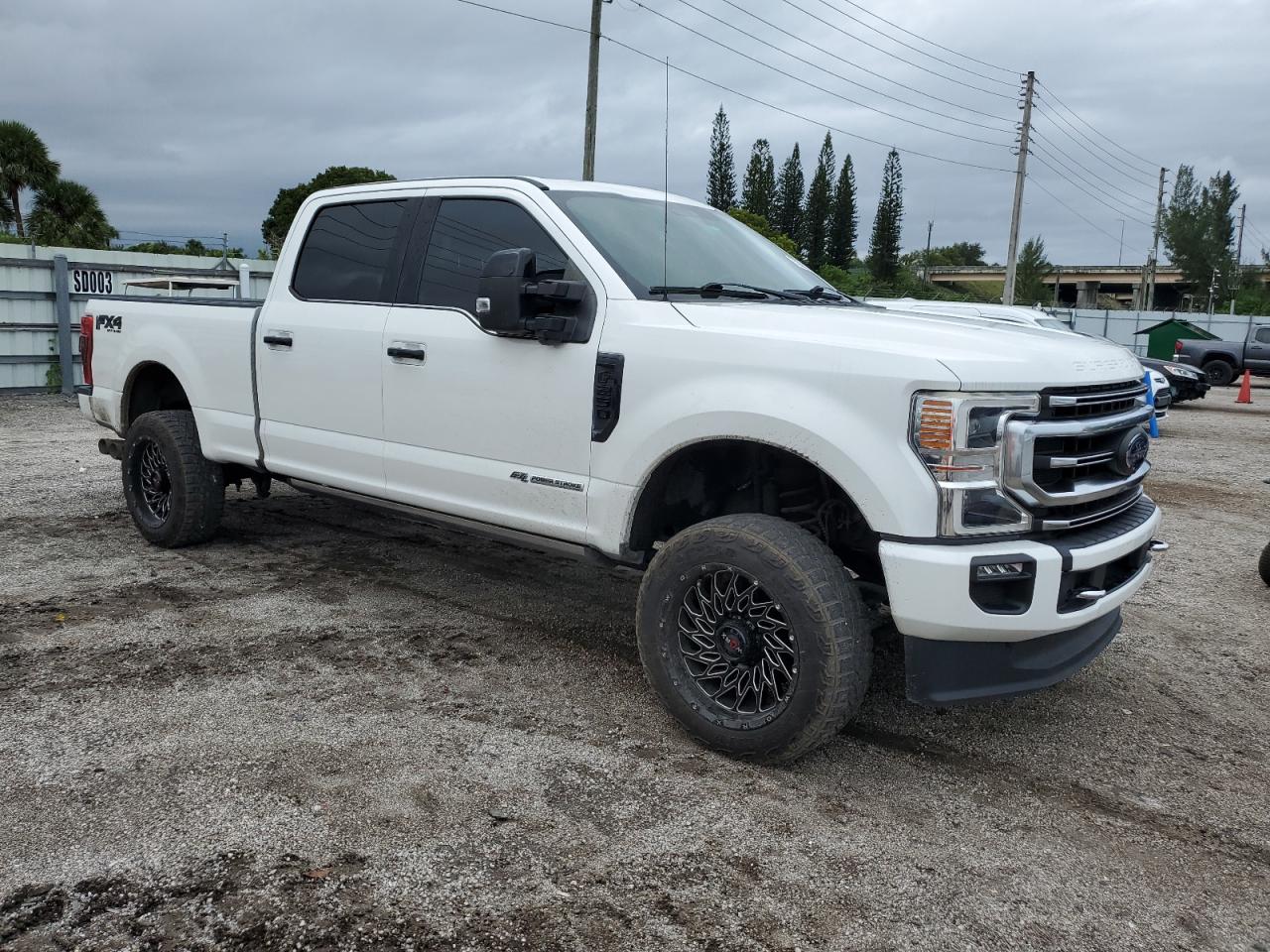 2020 Ford F250 VIN 1FT8W2BT0LEC26924 Copart auction photo, missing/altered vin damage thumbnail 4