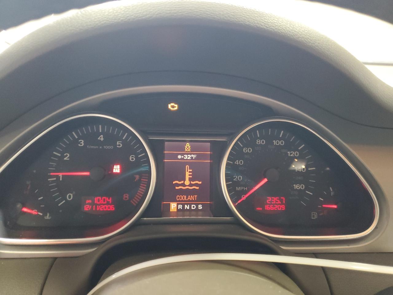 2007 Audi Q7 VIN WA1BY74L27D069851 Copart auction photo, front end damage thumbnail 9
