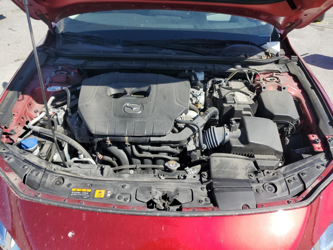 2023 Mazda 3 VIN 3MZBPBDM2PM382405 Copart auction photo, front end / side damage thumbnail 13