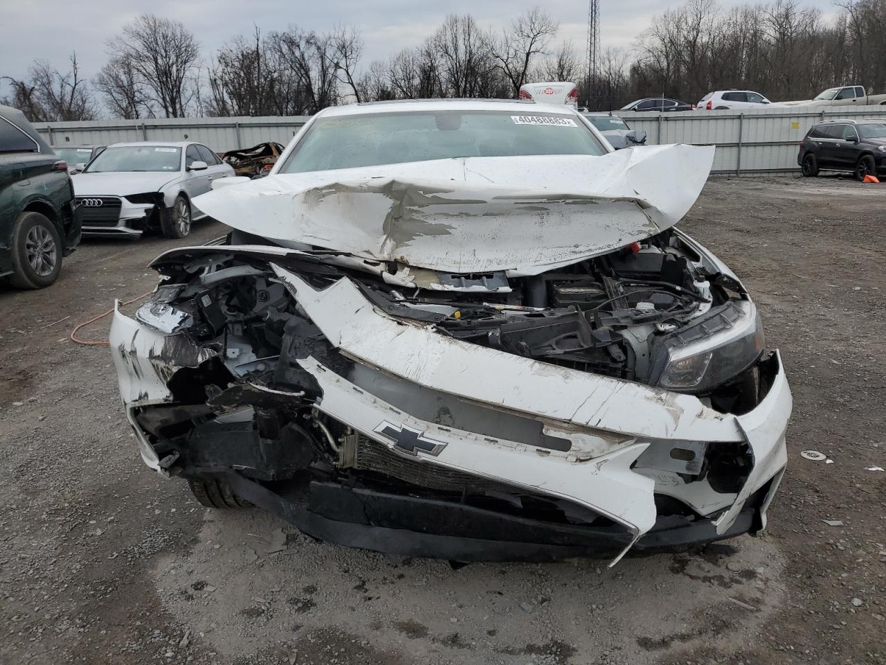 2018 Chevrolet Malibu VIN 1G1ZD5STXJF163987 Copart auction photo, front end / side damage thumbnail 5