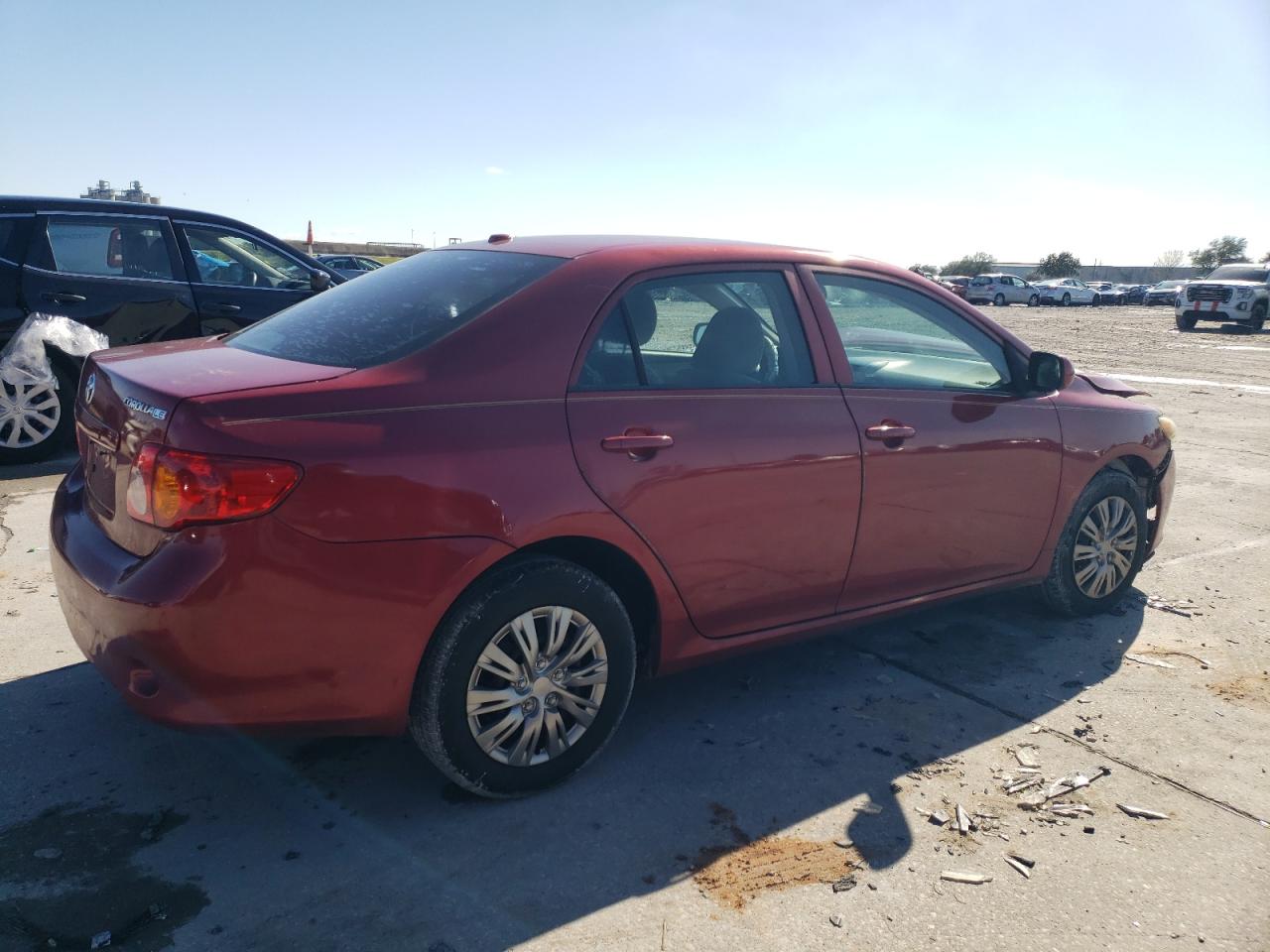 2010 Toyota Corolla VIN 1NXBU4EE0AZ281148 Copart auction photo, all over / front end damage thumbnail 3