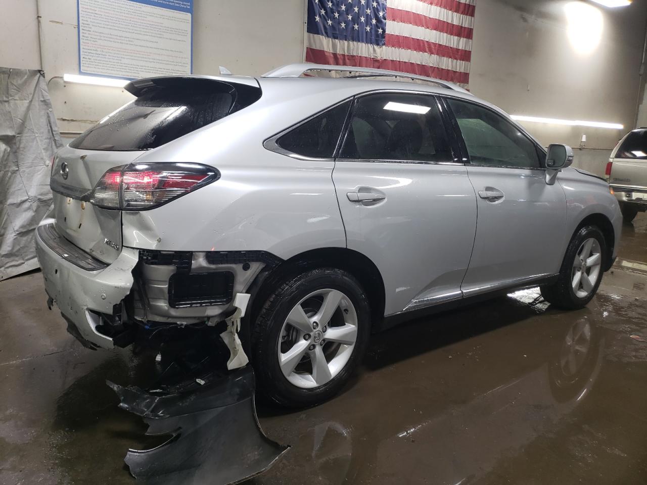 2012 Lexus RX VIN 2T2BK1BA5CC134569 Copart auction photo, rear end damage thumbnail 3