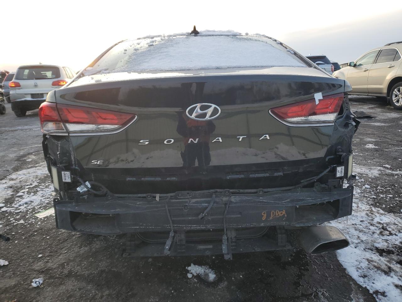 2019 Hyundai Sonata VIN 5NPE24AF8KH732702 Copart auction photo, rear end damage thumbnail 6