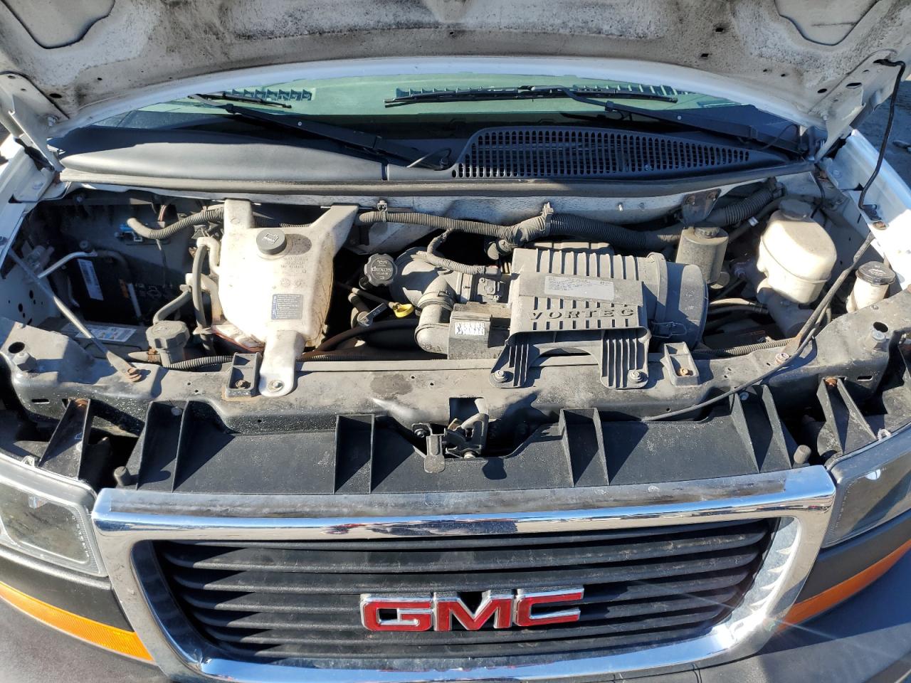 2017 GMC Savana VIN 1GTW7AFF3H1915907 Copart auction photo, rear end / side damage thumbnail 12