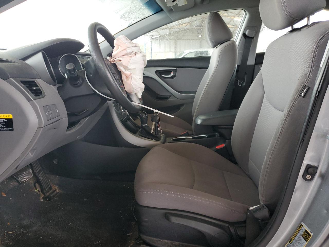 2016 Hyundai Elantra VIN KMHDH4AE2GU479869 Copart auction photo, front end / minor dent/scratches damage thumbnail 7
