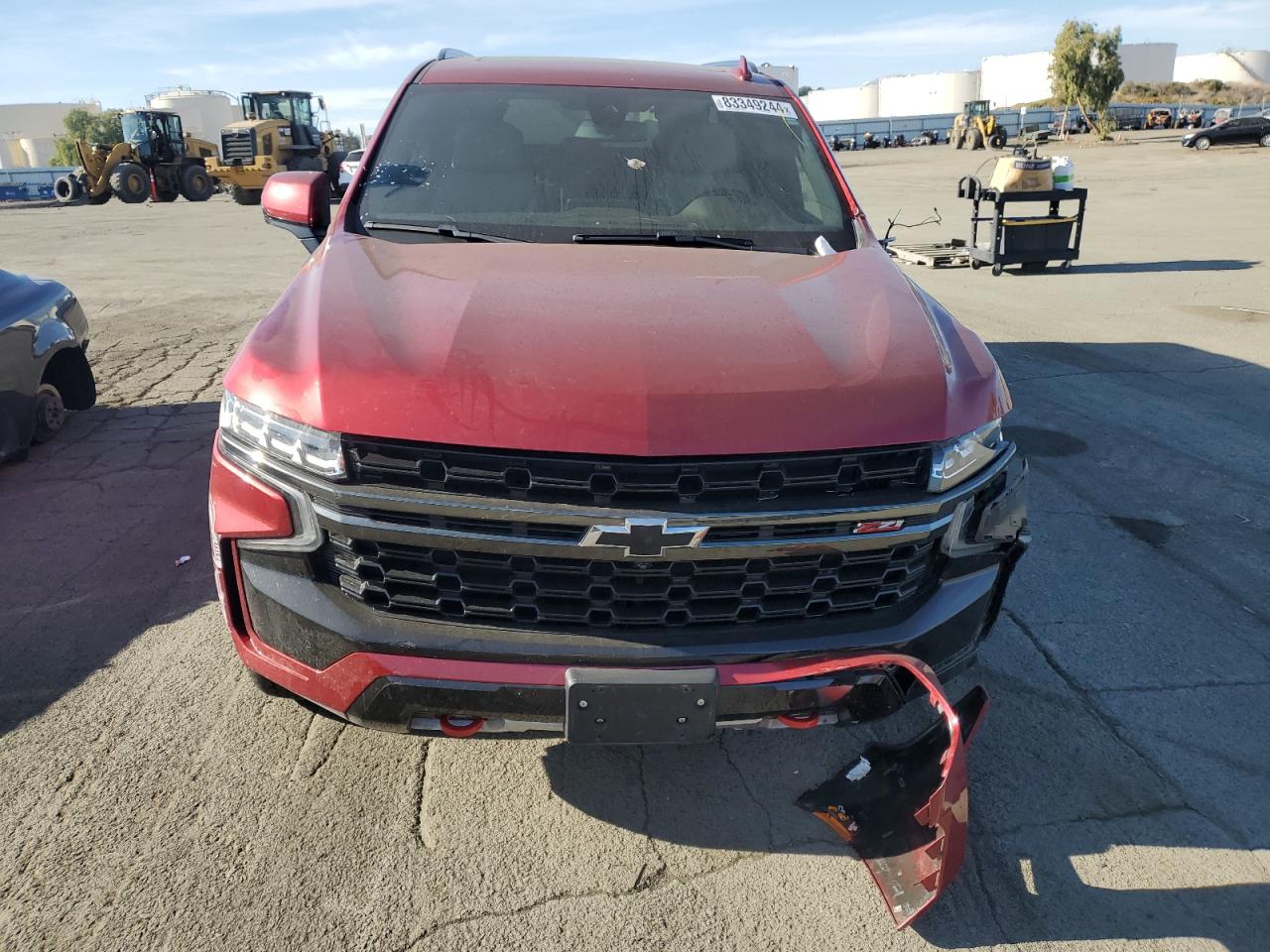 2021 Chevrolet Tahoe VIN 1GNSKPKD8MR196810 Copart auction photo, all over / undercarriage damage thumbnail 5