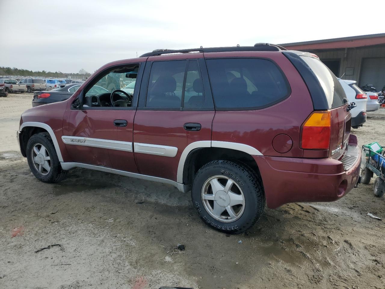 2003 GMC Envoy VIN 1GKDT13S832174407 Copart auction photo, side damage thumbnail 2