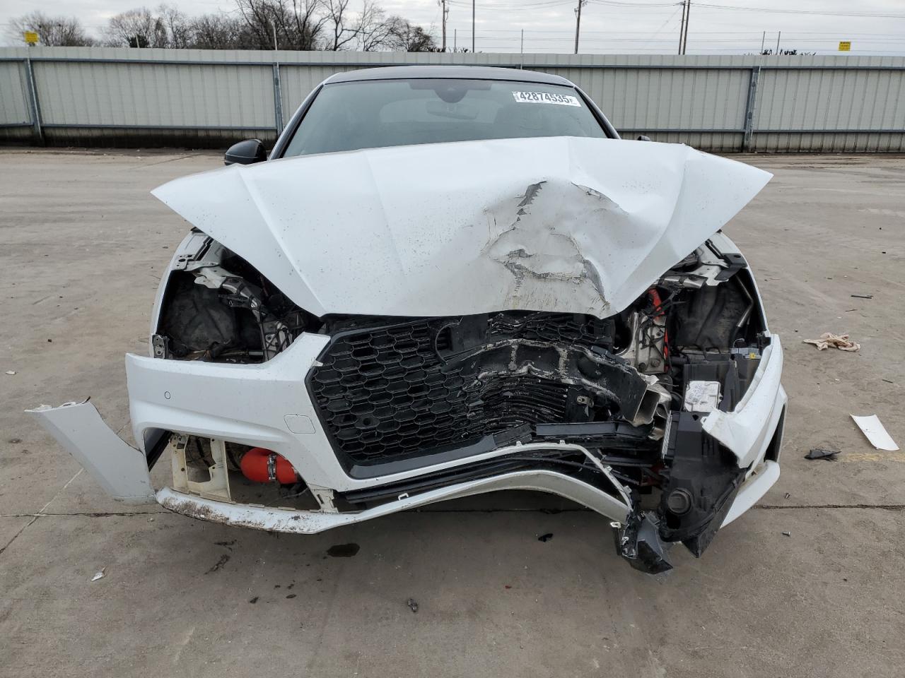 2019 Audi RS5 VIN WAUB4CF5XKA016119 Copart auction photo, front end damage thumbnail 5