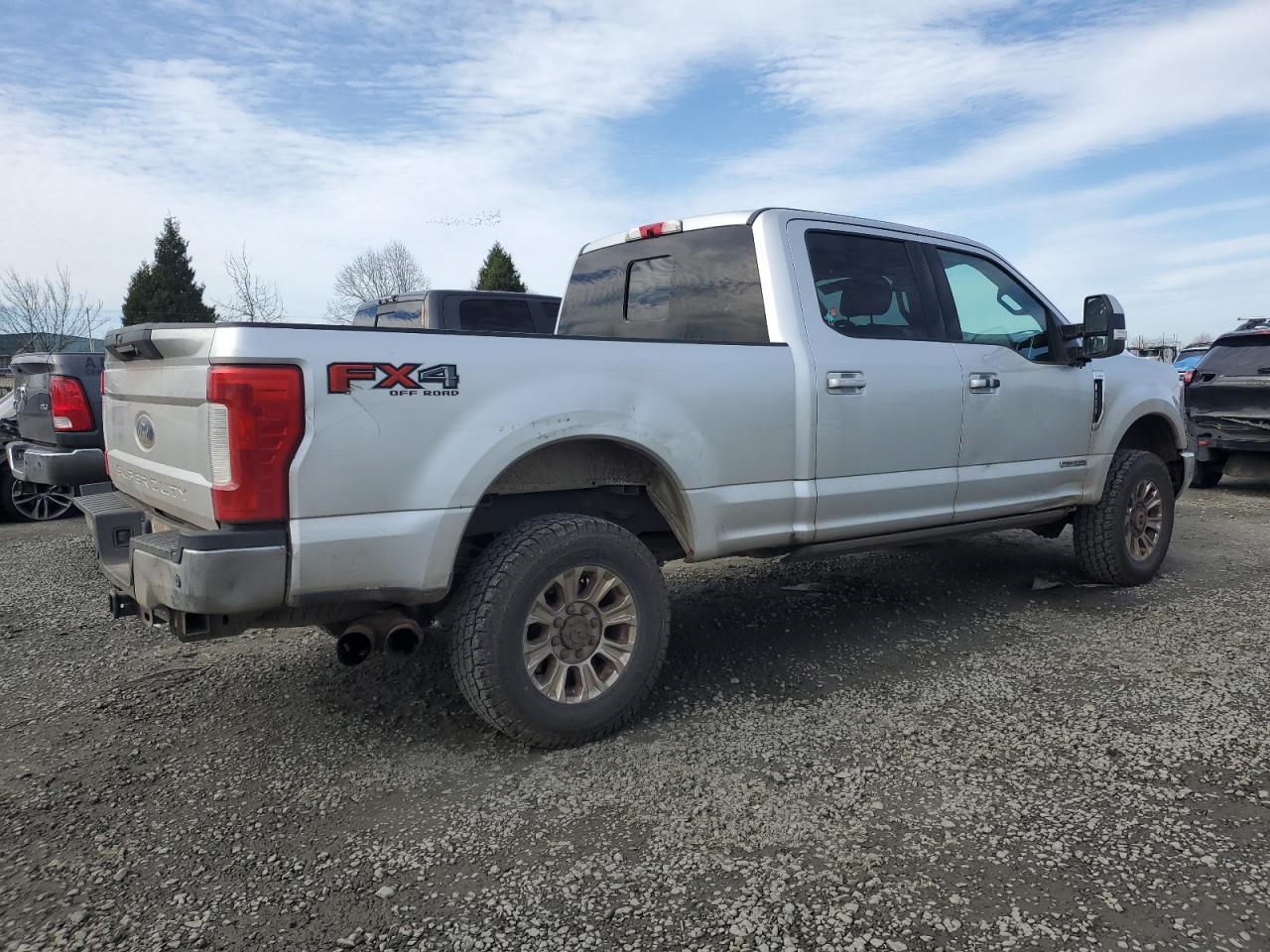 2019 Ford F250 VIN 1FT7W2BT1KEC88939 Copart auction photo, side / rear end damage thumbnail 3