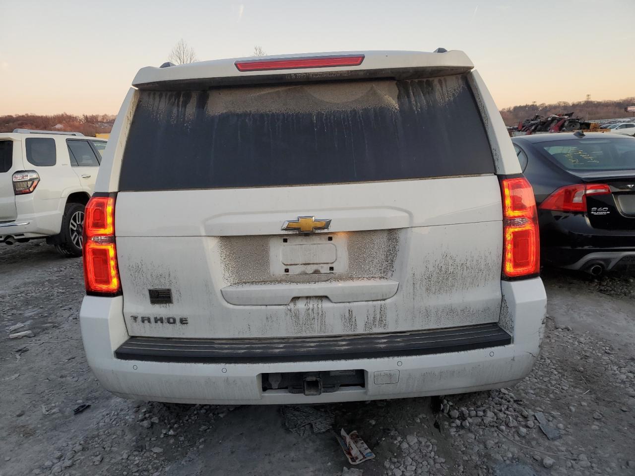2015 Chevrolet Tahoe VIN 1GNSKBKC2FR510089 Copart auction photo, front end / side damage thumbnail 6