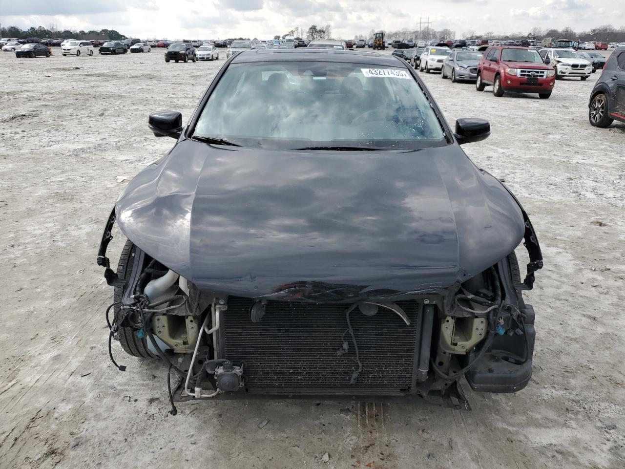 2014 Honda Accord VIN 1HGCR3F98EA025869 Copart auction photo, front end damage thumbnail 5