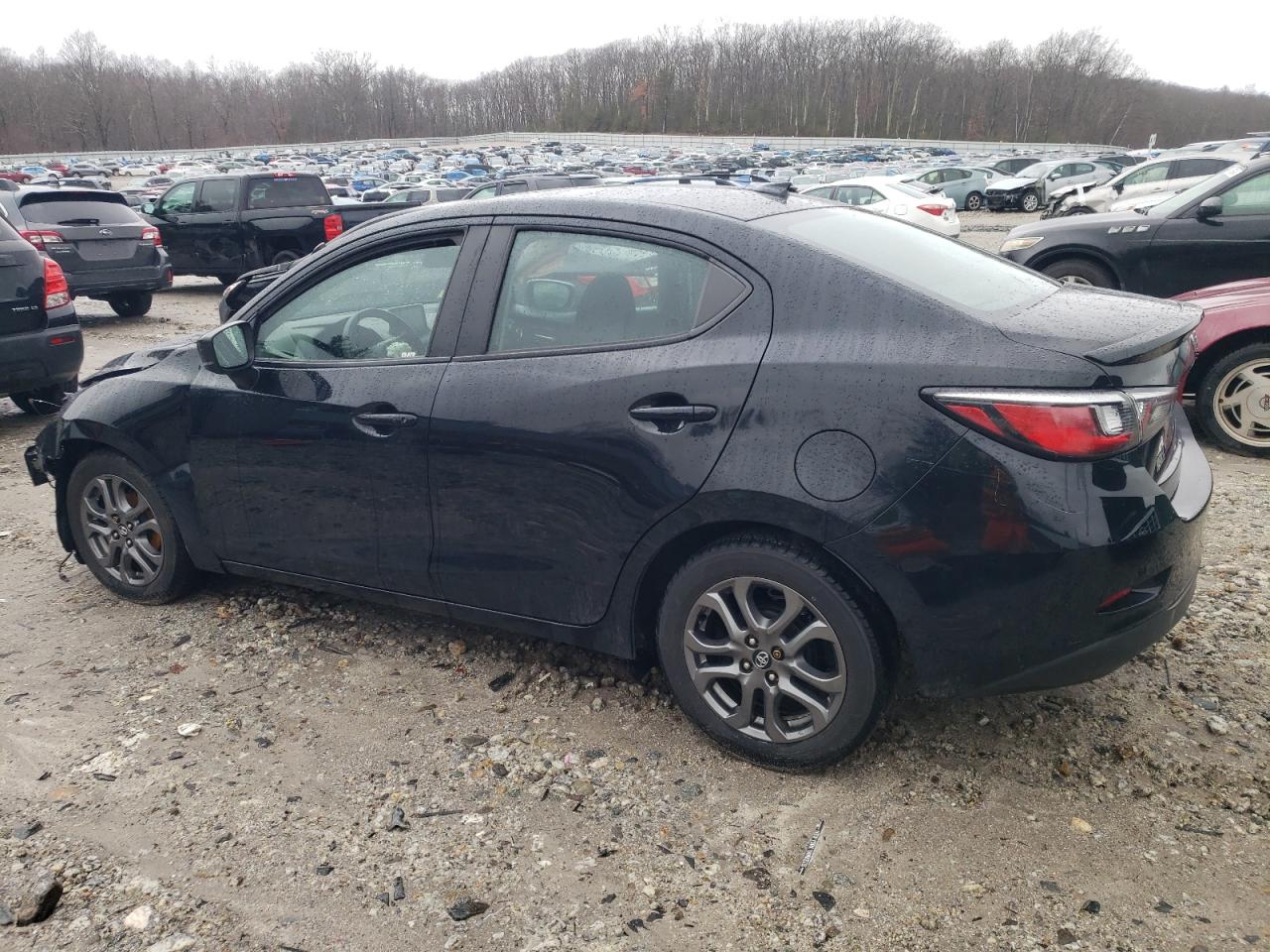 2019 Toyota Yaris VIN 3MYDLBYVXKY506319 Copart auction photo, front end / undercarriage damage thumbnail 2