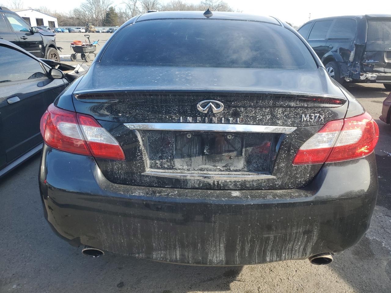 2012 Infiniti M VIN JN1BY1ARXCM393980 Copart auction photo, front end damage thumbnail 6