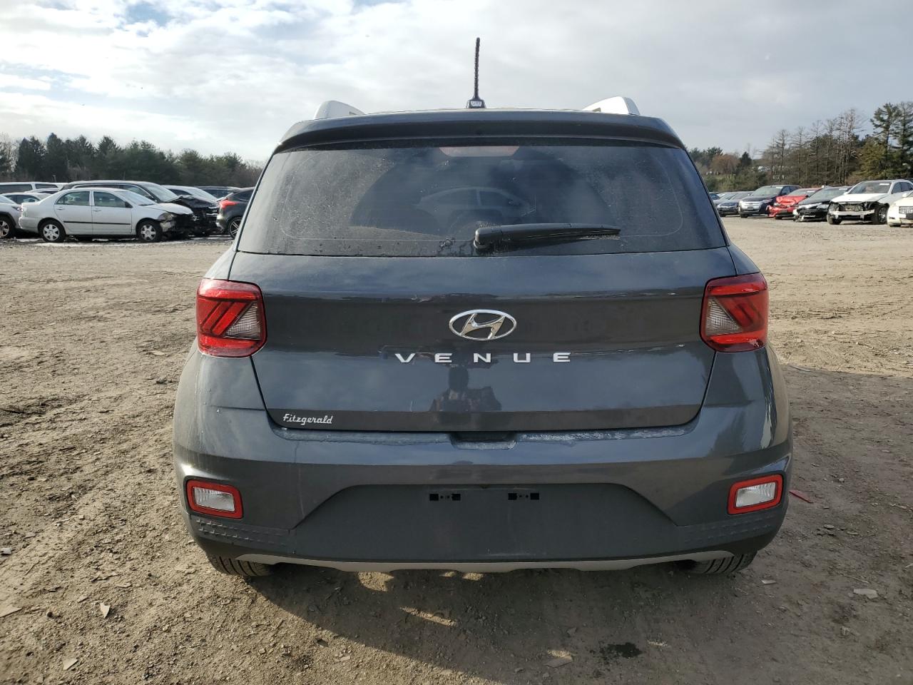 2023 Hyundai Venue VIN KMHRC8A38PU256830 Copart auction photo, front end / top/roof damage thumbnail 6
