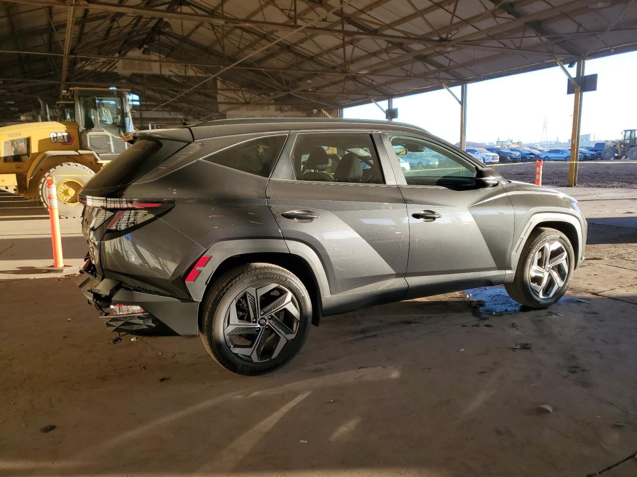 2023 Hyundai Tucson VIN 5NMJFCAE4PH161475 Copart auction photo, rear end damage thumbnail 3