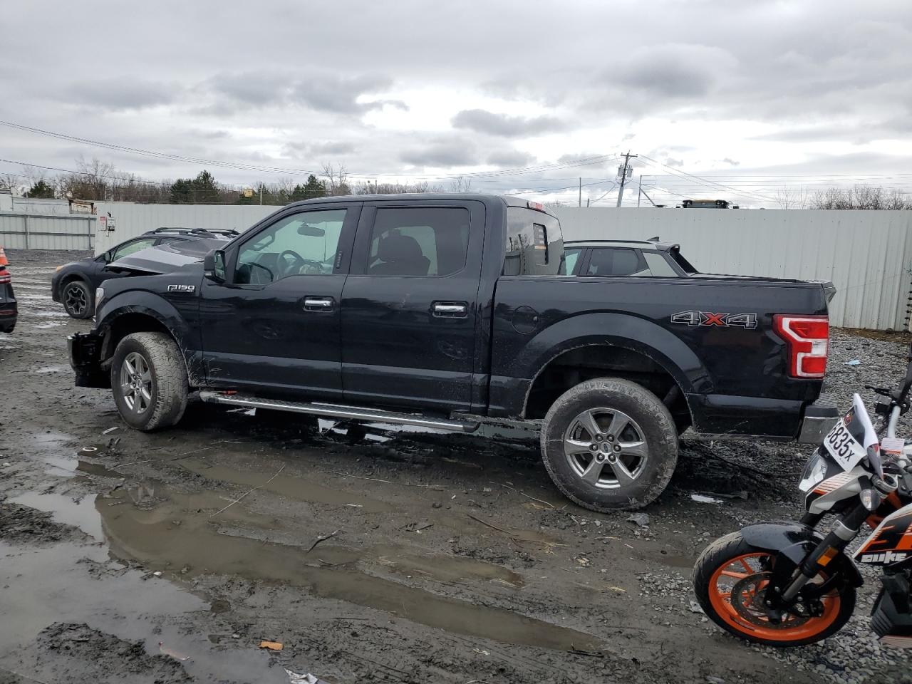 2019 Ford F-150 VIN 1FTEW1EP6KFA38316 Copart auction photo, front end / side damage thumbnail 2