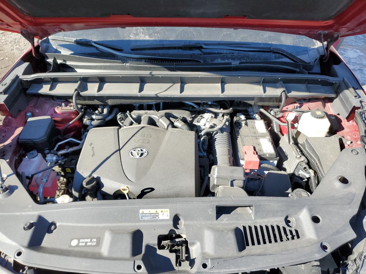 2021 Toyota Highlander VIN 5TDLZRBH5MS152353 Copart auction photo, all over damage thumbnail 13