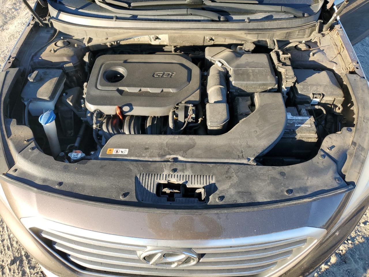 2016 Hyundai Sonata VIN 5NPE24AF9GH301986 Copart auction photo, side / minor dent/scratches damage thumbnail 12