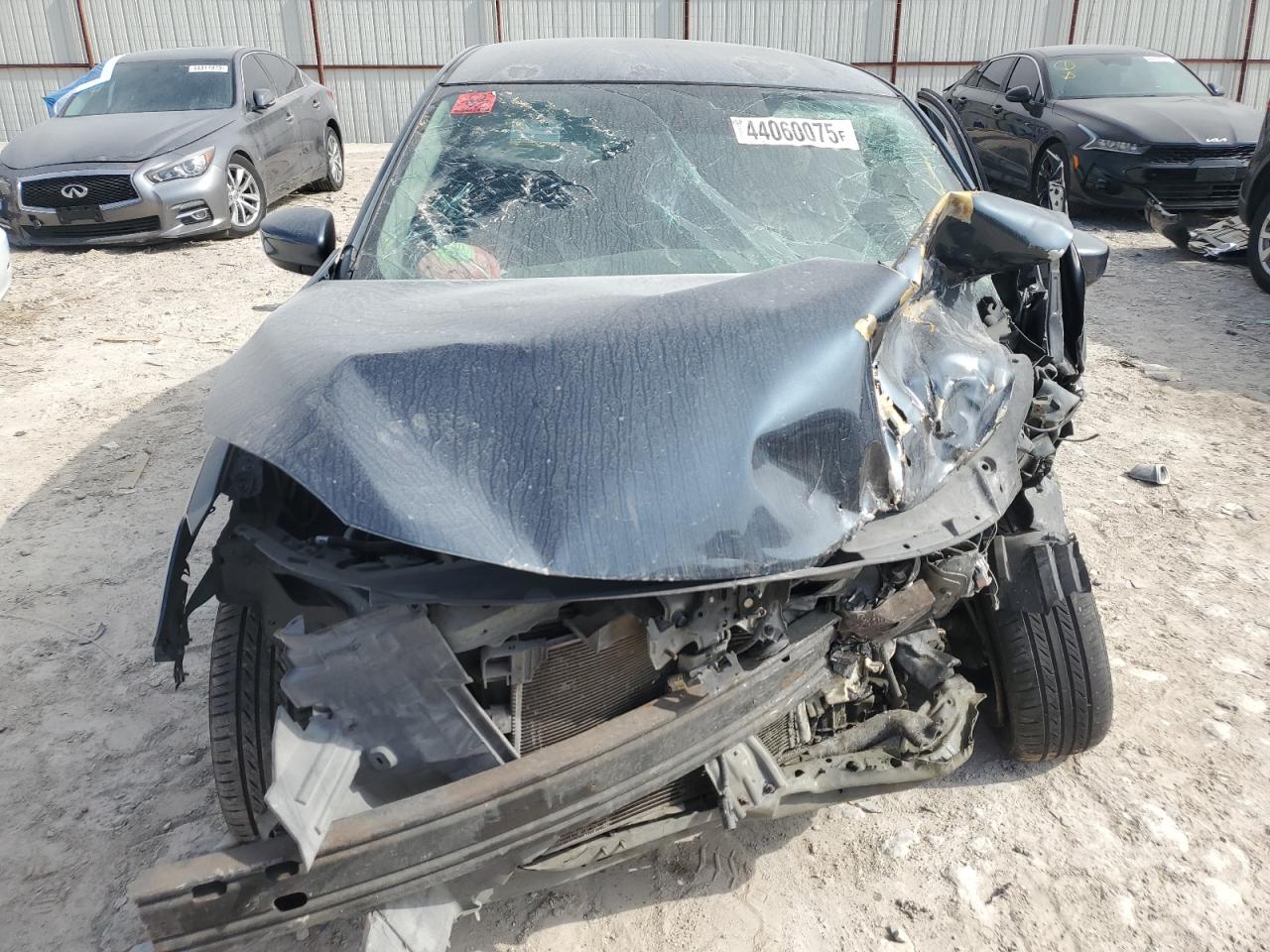 2014 Nissan Sentra VIN 3N1AB7AP6EY231049 Copart auction photo, front end / side damage thumbnail 5