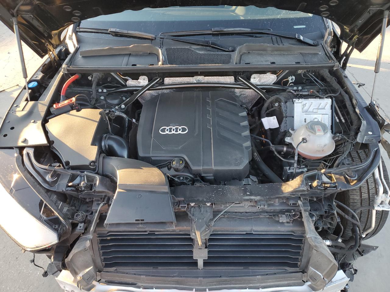 2023 Audi Q5 VIN WA1EABFY0P2092988 Copart auction photo, front end / undercarriage damage thumbnail 12