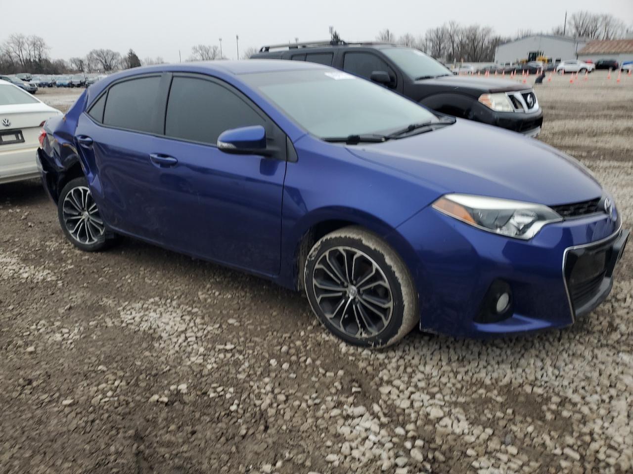 2014 Toyota Corolla VIN 5YFBURHE1EP146678 Copart auction photo, rear end damage thumbnail 4