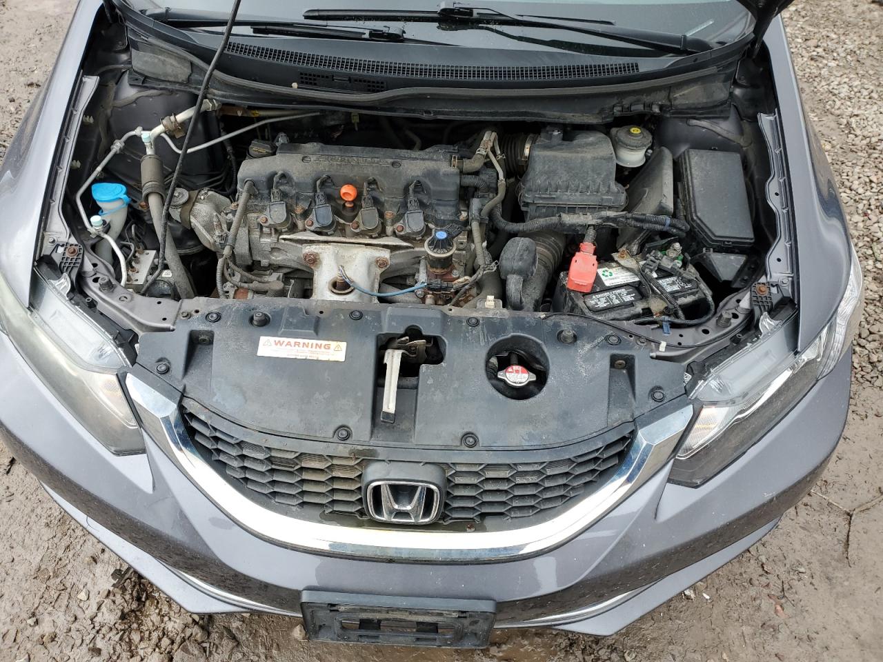 2015 Honda Civic VIN 19XFB2F54FE288964 Copart auction photo, rear end / top/roof damage thumbnail 11