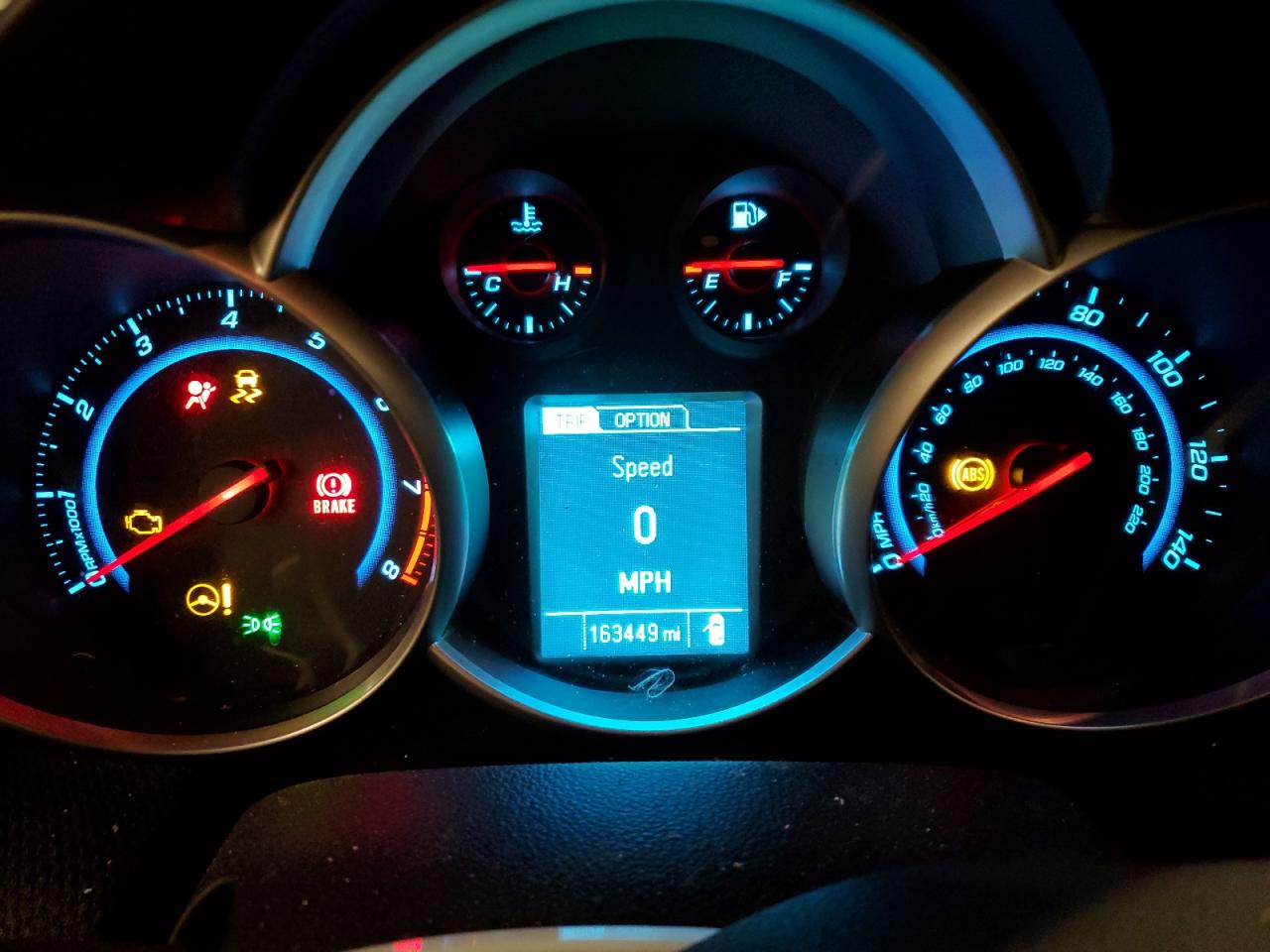 2015 Chevrolet Cruze VIN 1G1PE5SBXF7147026 Copart auction photo, all over damage thumbnail 9