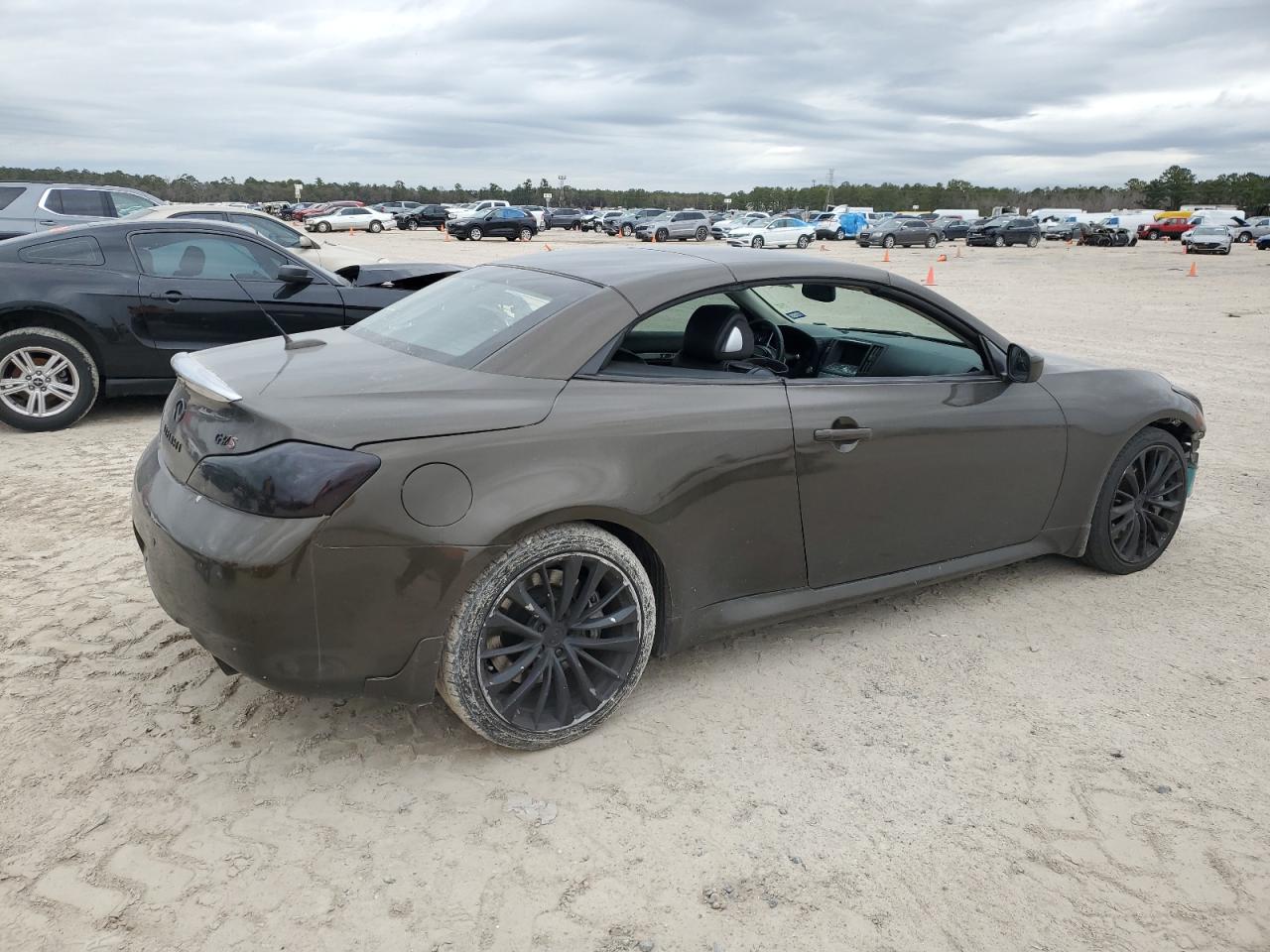 2013 Infiniti G VIN JN1CV6FE2DM771369 Copart auction photo, front end damage thumbnail 3