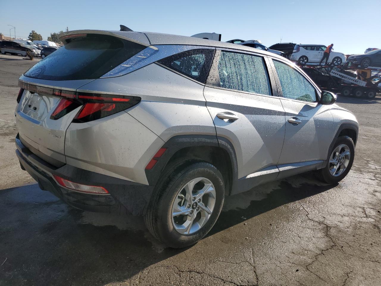 2023 Hyundai Tucson VIN 5NMJACAE6PH288873 Copart auction photo, front end / rear end damage thumbnail 3