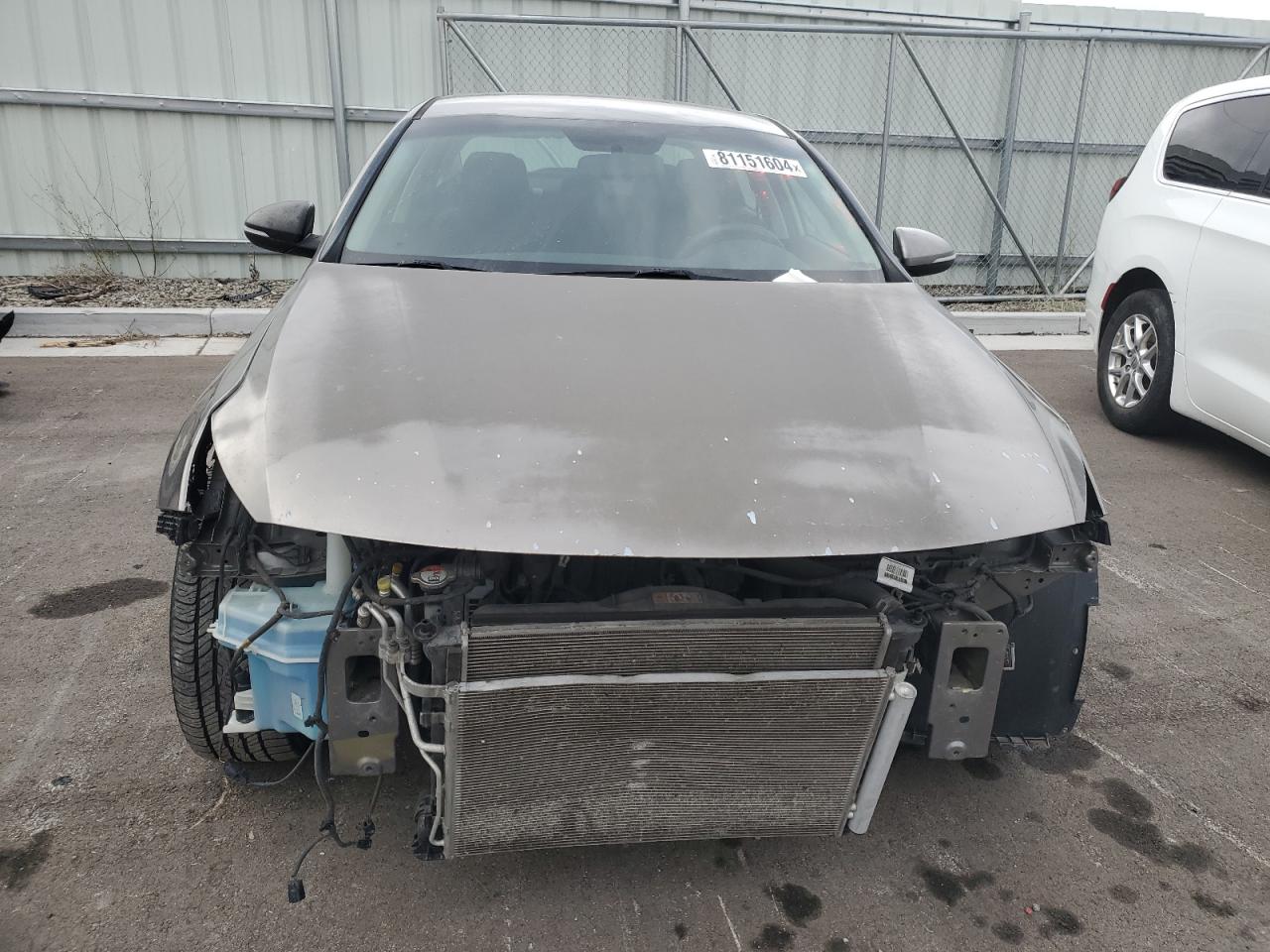 2016 KIA Optima VIN 5XXGT4L33GG003180 Copart auction photo, front end damage thumbnail 5