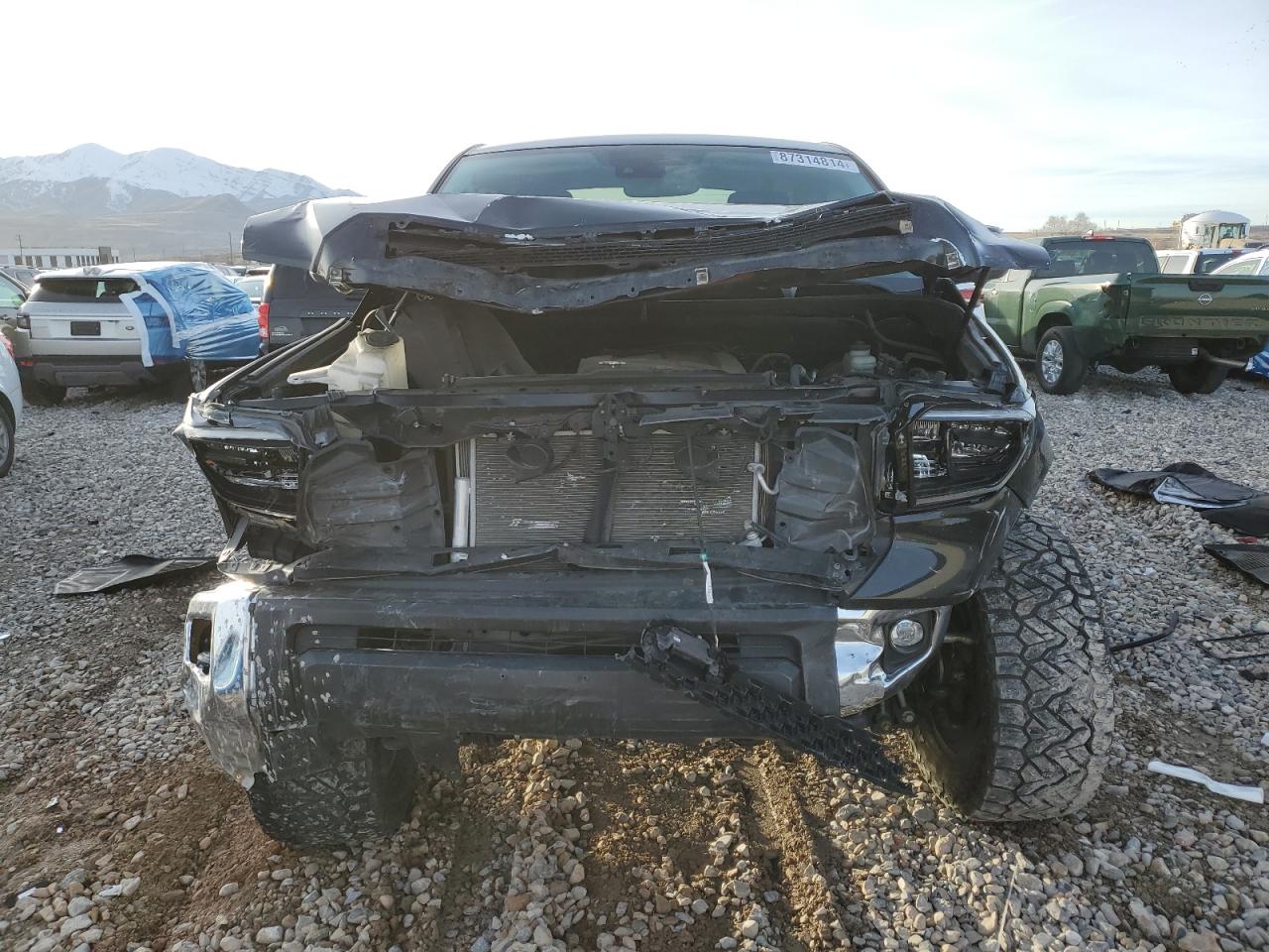 2020 Toyota Tundra VIN 5TFDY5F18LX926908 Copart auction photo, front end damage thumbnail 5