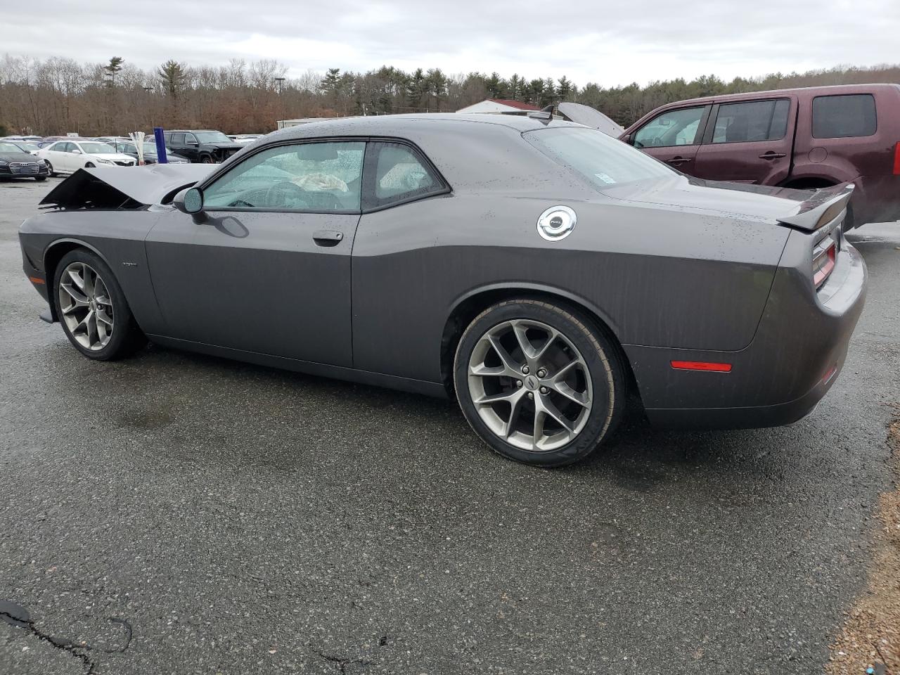 2019 Dodge Challenger VIN 2C3CDZBT0KH507366 Copart auction photo, front end / minor dent/scratches damage thumbnail 2