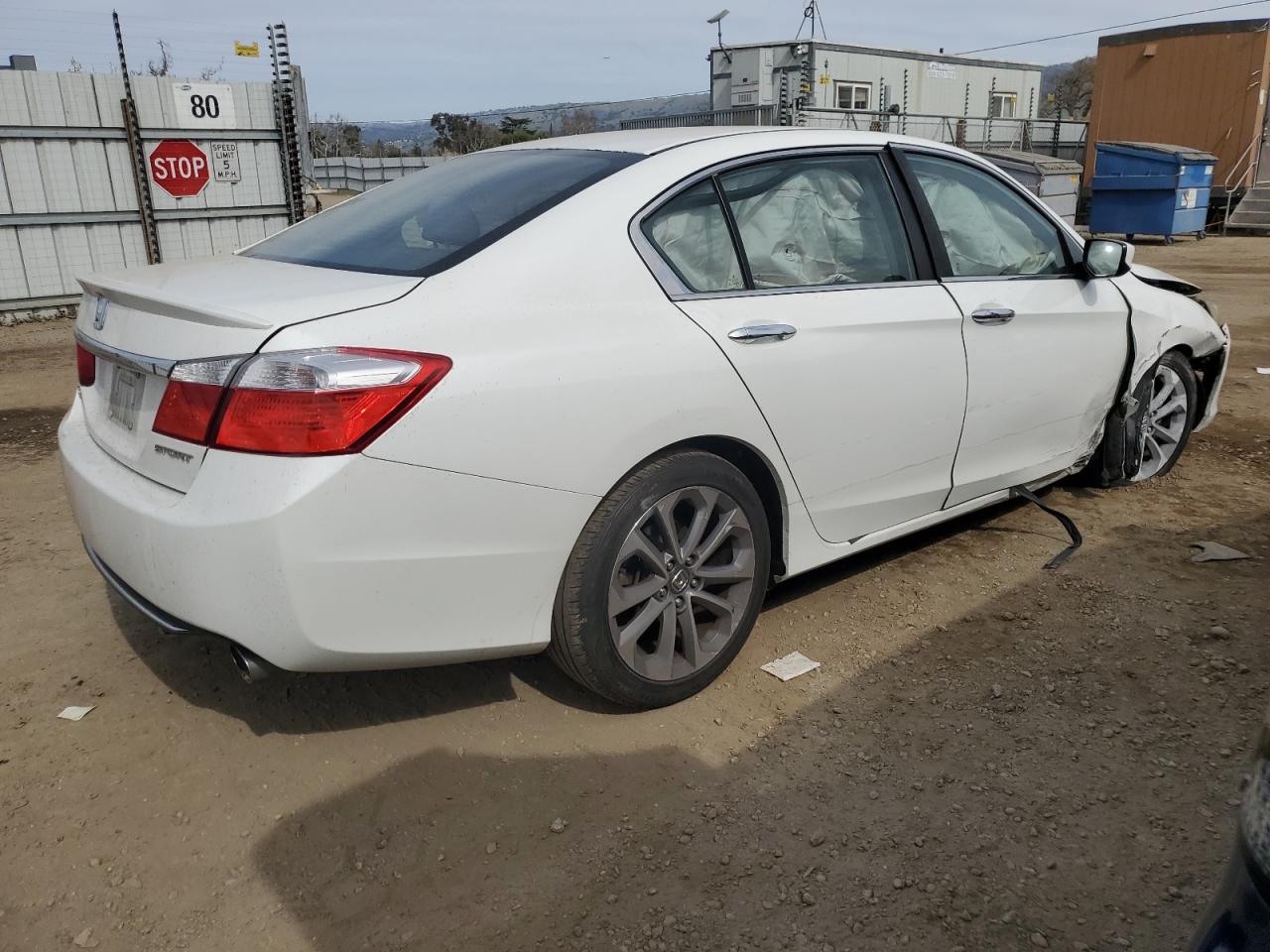 2013 Honda Accord VIN 1HGCR2F58DA278826 Copart auction photo, front end / side damage thumbnail 3