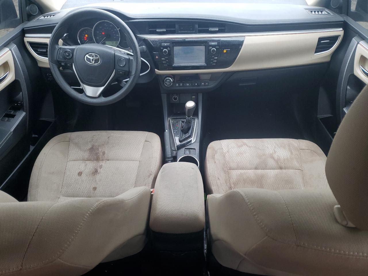 2015 Toyota Corolla VIN 2T1BURHEXFC271406 Copart auction photo, front end damage thumbnail 8