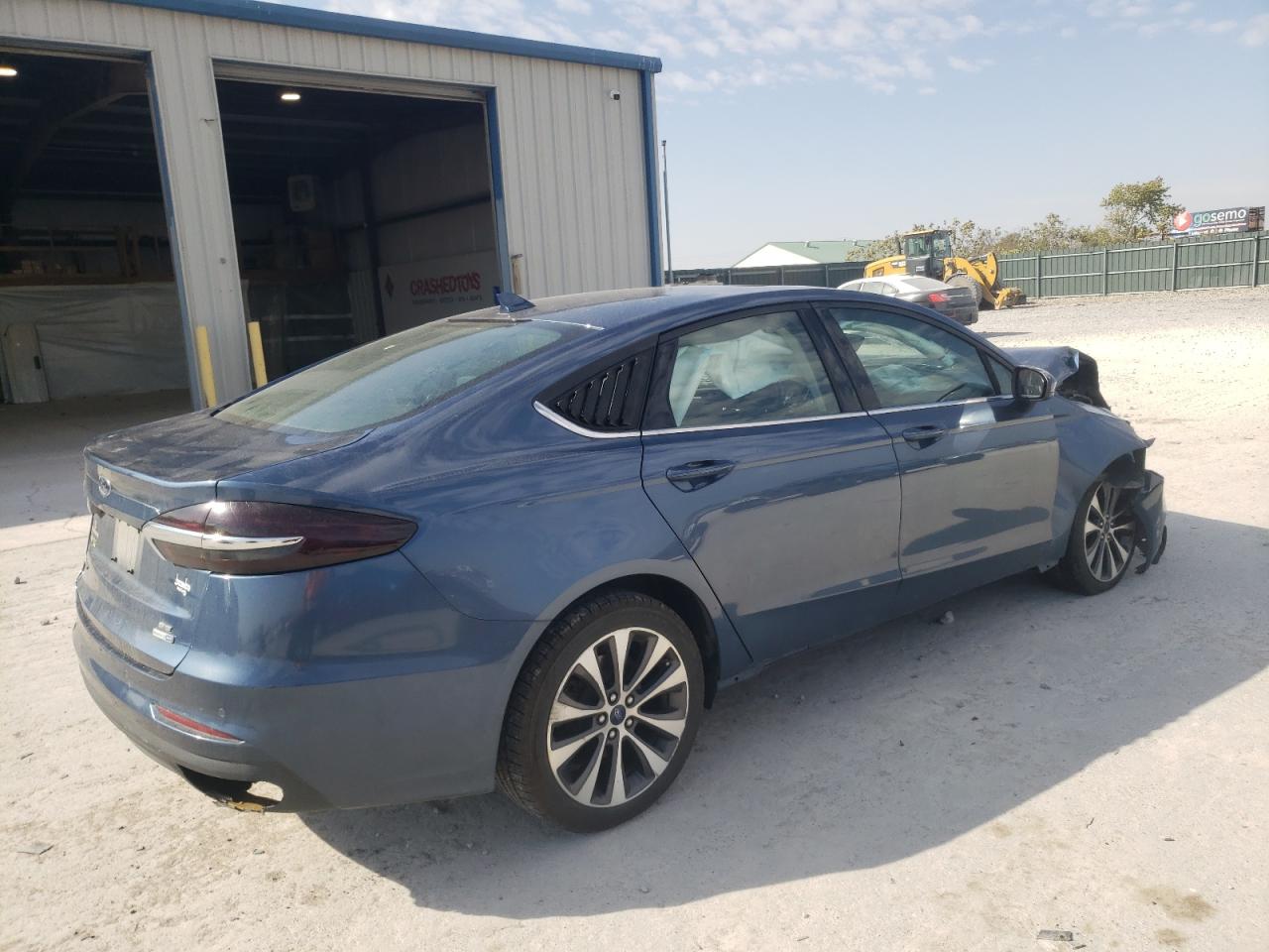2019 Ford Fusion VIN 3FA6P0T97KR260498 Copart auction photo, front end damage thumbnail 3