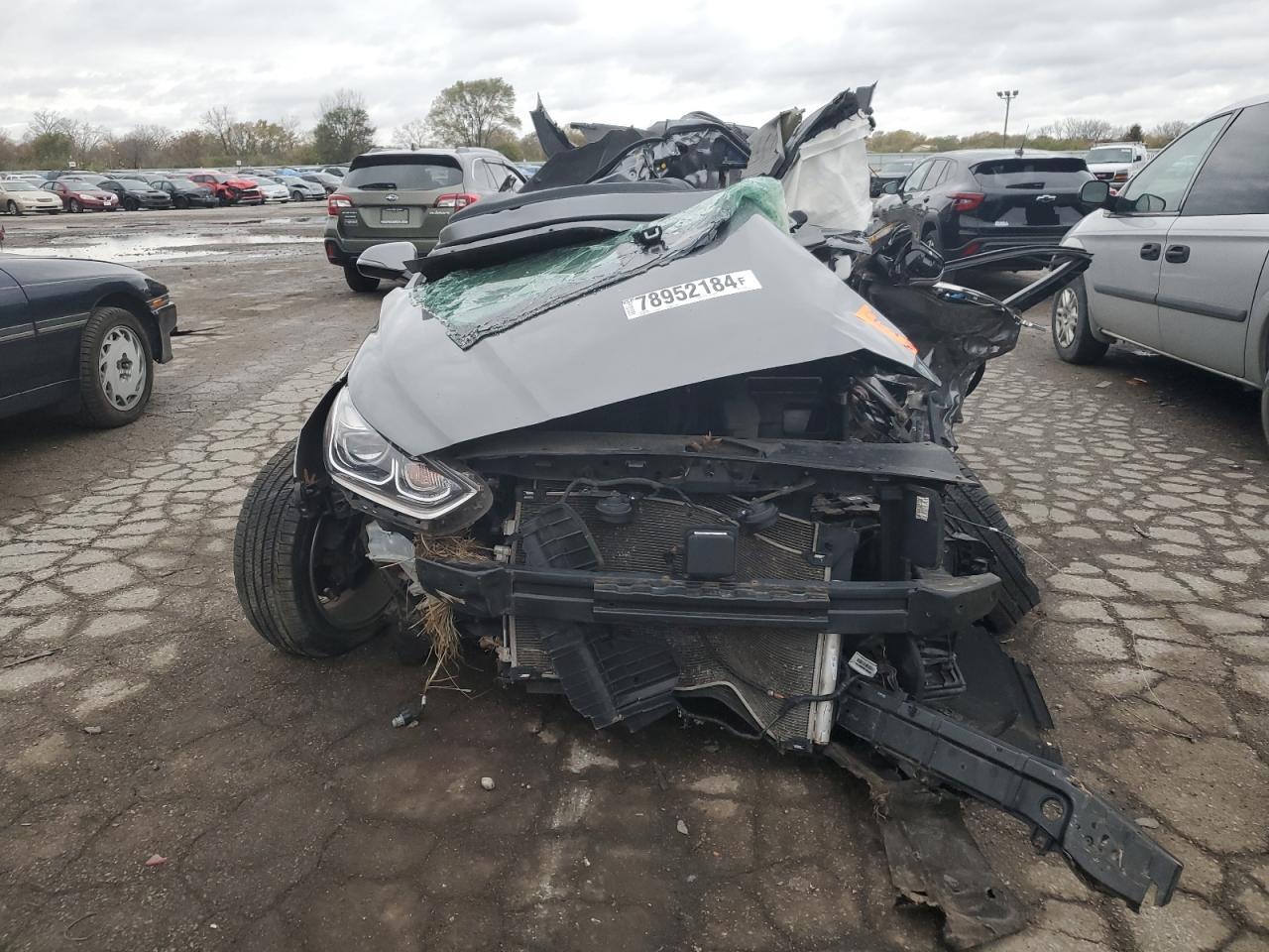 2018 Hyundai Sonata VIN 5NPE34AF7JH675551 Copart auction photo, rollover damage thumbnail 5