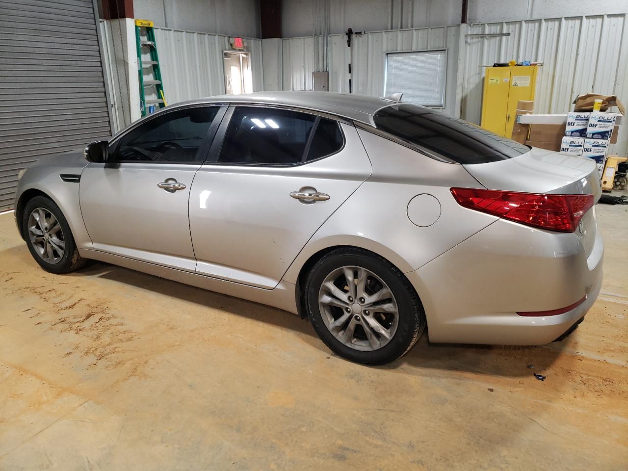 2012 KIA Optima VIN 5XXGN4A73CG055354 Copart auction photo, rear end / side damage thumbnail 2