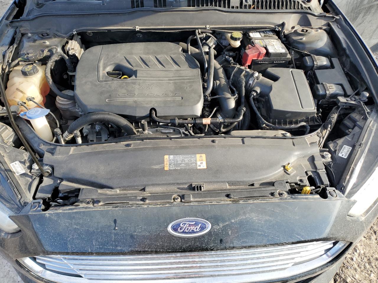 2014 Ford Fusion VIN 3FA6P0HD7ER246909 Copart auction photo, rear end damage thumbnail 11