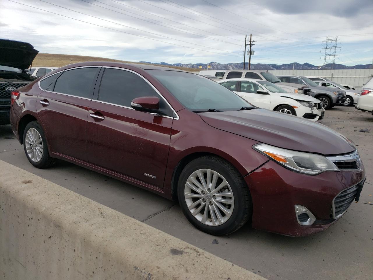 2015 Toyota Avalon VIN 4T1BD1EB0FU038290 Copart auction photo, front end / hail damage thumbnail 4