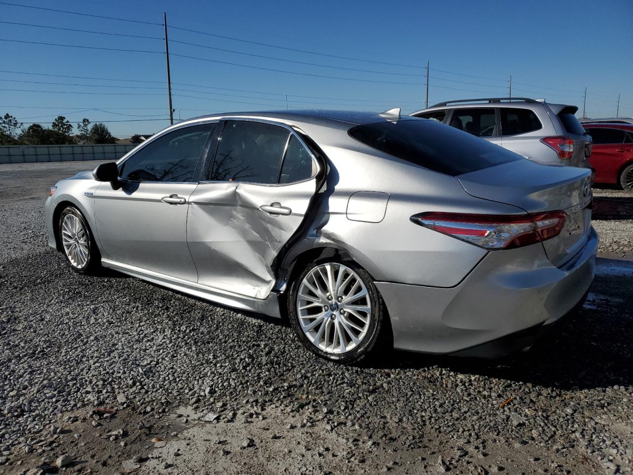 2018 Toyota Camry VIN 4T1B21HK9JU505992 Copart auction photo, side / undercarriage damage thumbnail 2